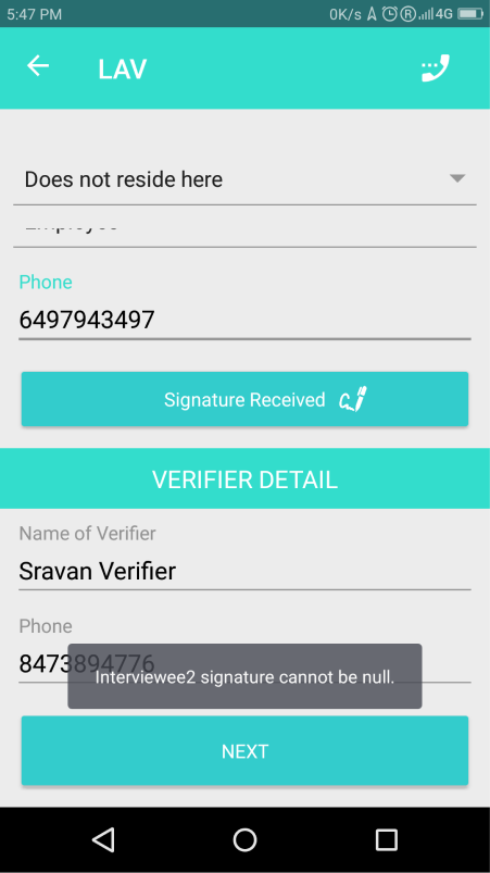 OnGrid LAV app onboarding context