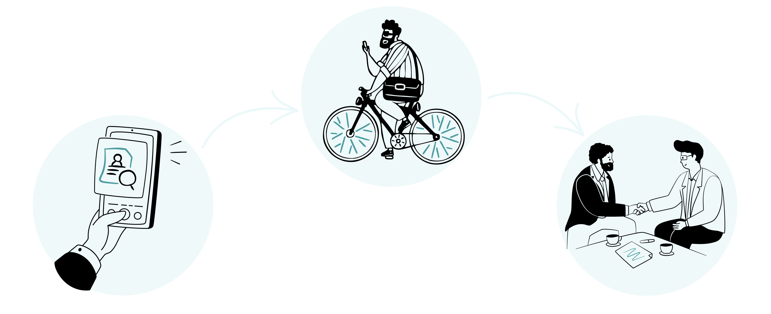 Physical Address Verification process - task, agent in transit, trust outcome